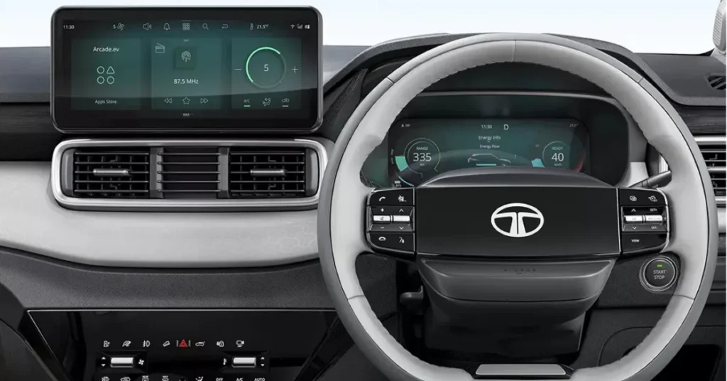 tata punch dashboard