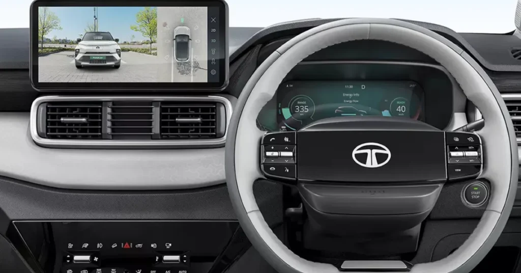 Tata Punch EV Infotainment