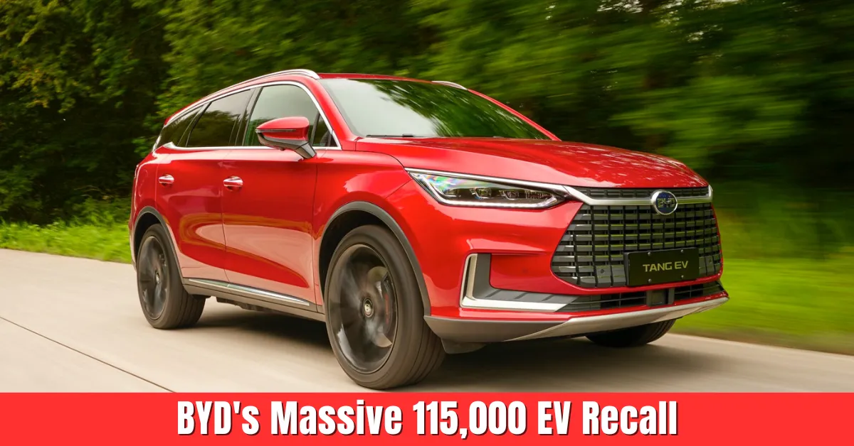 BYD's Massive 115000 EV Recall
