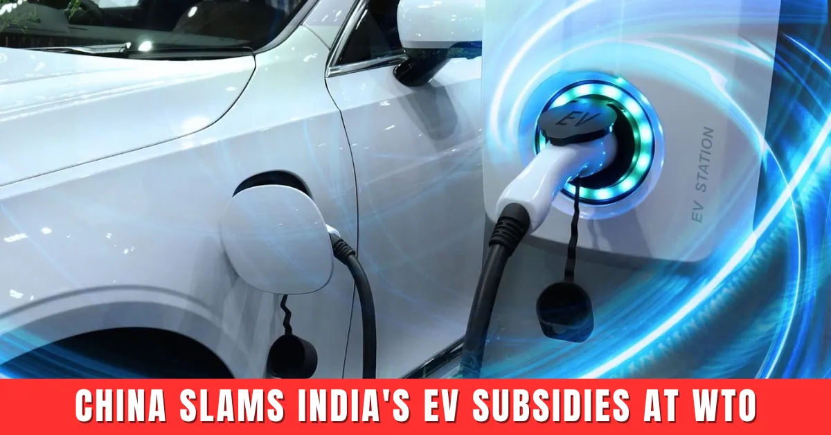 India EV subsidies WTO