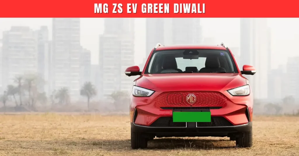 MG ZS EV Green Diwali