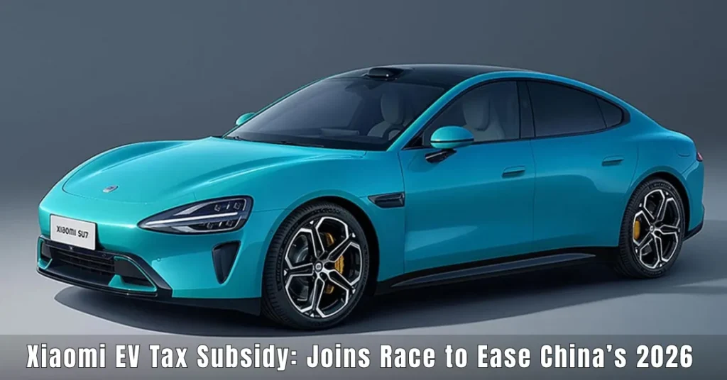 Xiaomi EV Tax Subsidy