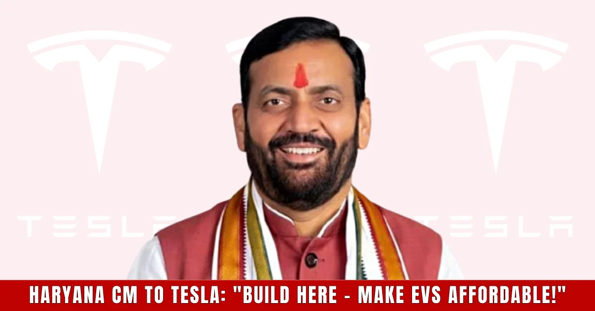 Haryana CM Invites Tesla Manufacturing
