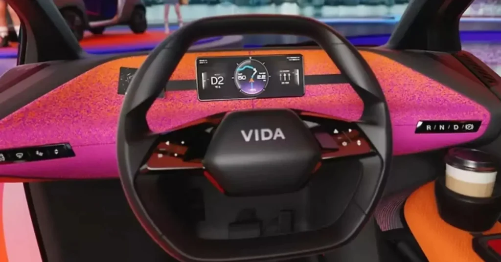 Hero MotoCorp Vida Nex 3 interior