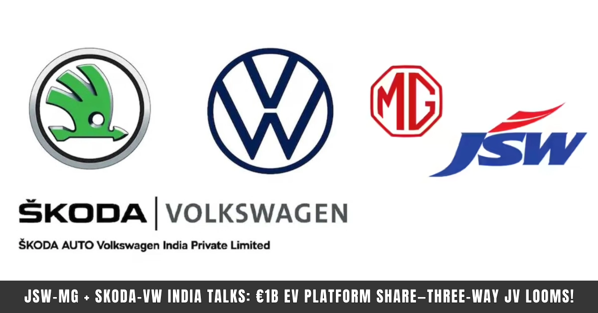 JSW-MG and Skoda-VW India Partnership