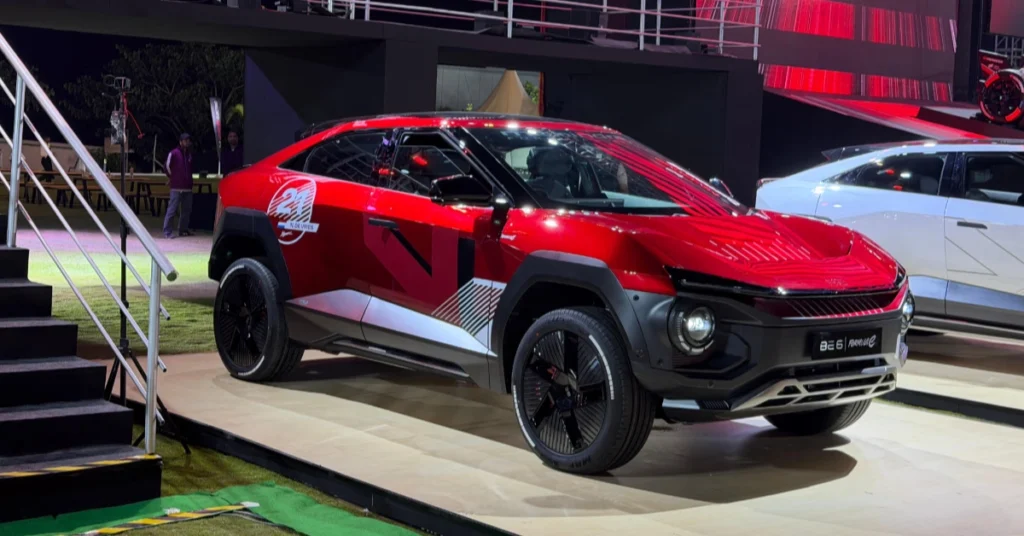 Mahindra BE 6 Formula E view