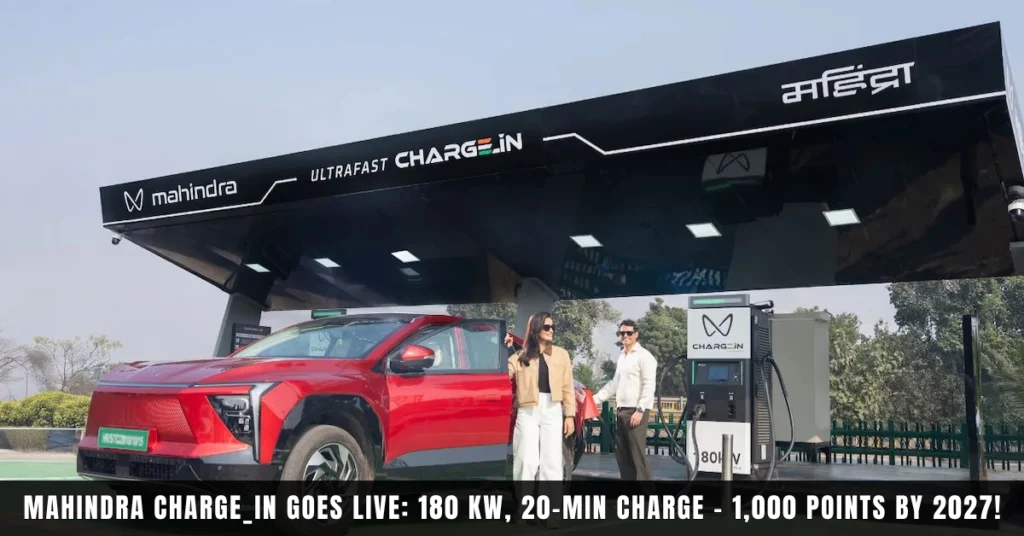 Mahindra Charge_IN Ultra-Fast Network Launch