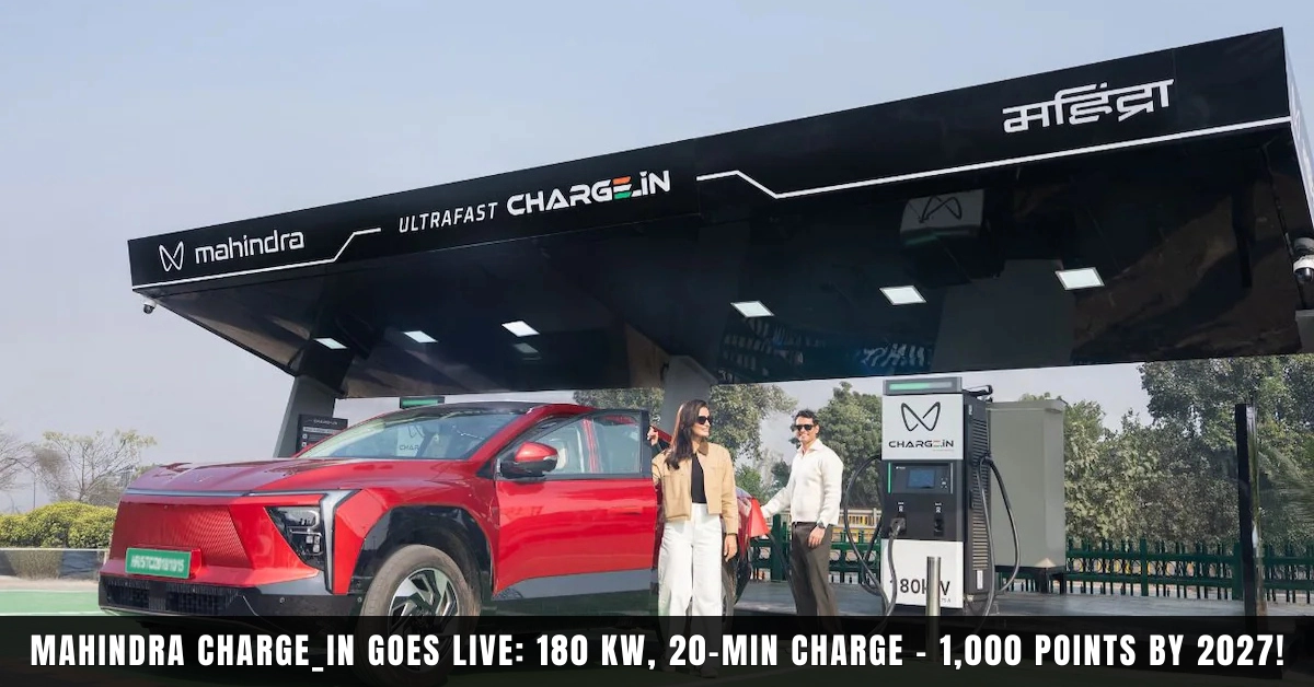 Mahindra Charge_IN Ultra-Fast Network Launch