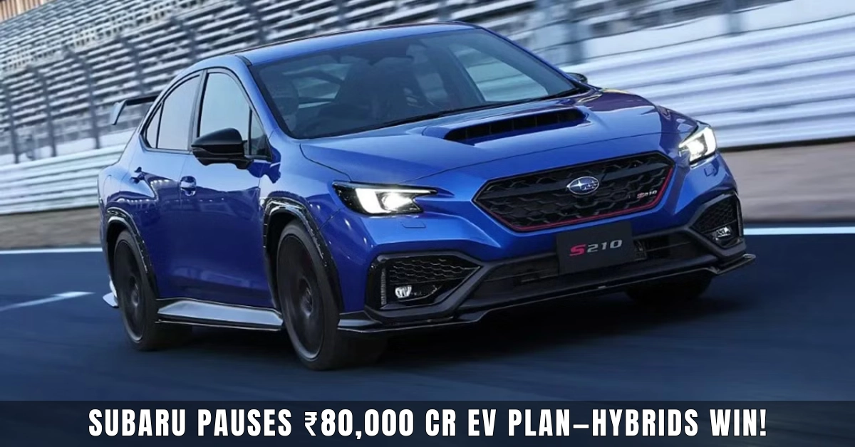 Subaru EV Delay Hybrid Focus 2025