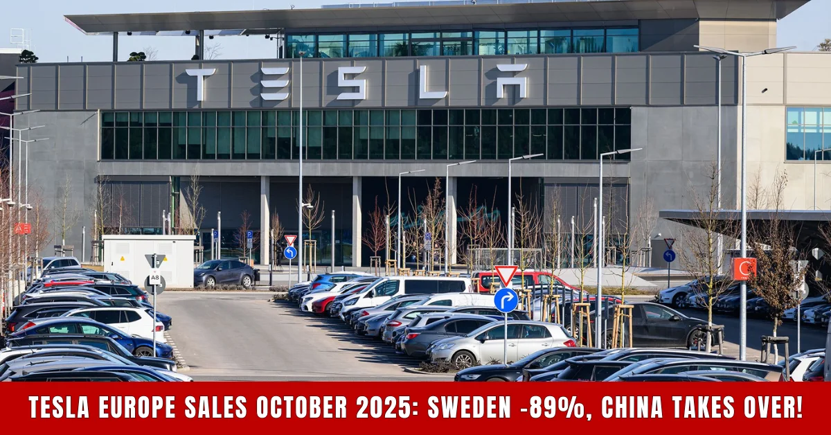 Tesla Europe Sales October 2025