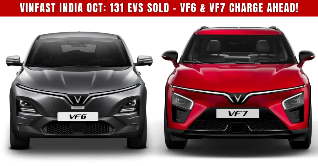 VinFast EV Sales India October 2025