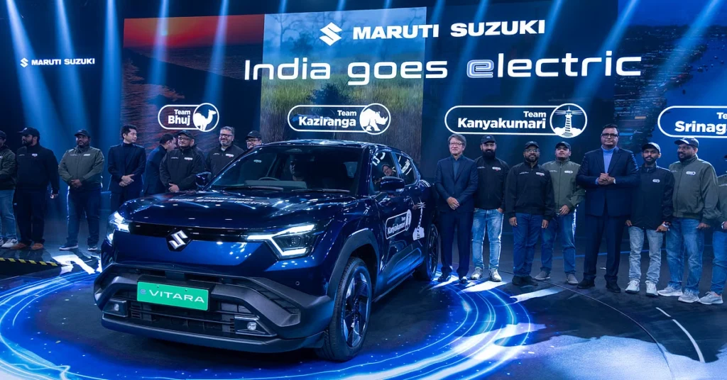 Maruti Suzuki 1 Lakh EV Charging Goal