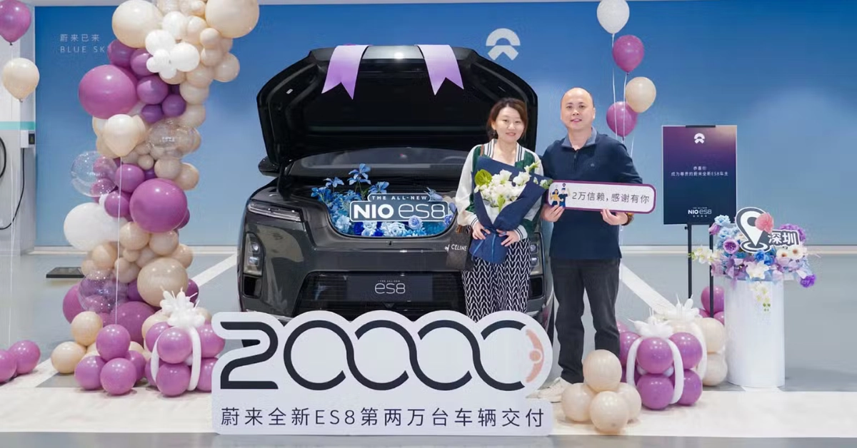 NIO ES8 30000 Deliveries in 89 Days