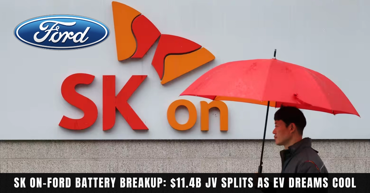 SK On Ford US battery joint venture