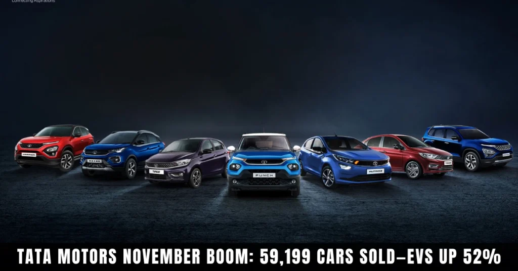 Tata Motors Passenger Vehicles November 2025 Sales