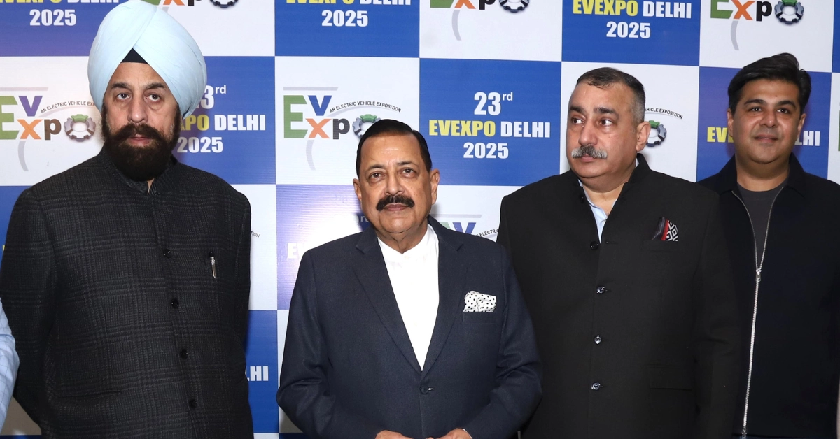 Union Minister Jitendra Singh Visits EV Expo