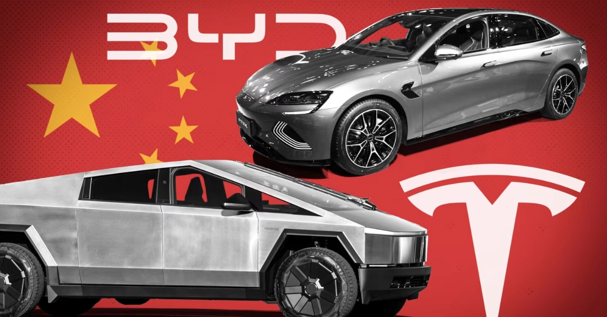 BYD Beats Tesla in EV Sales