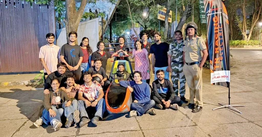 Maharashtra Versova students electric car team