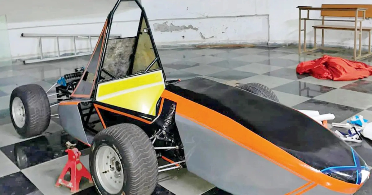 Maharashtra Versova students electric race car